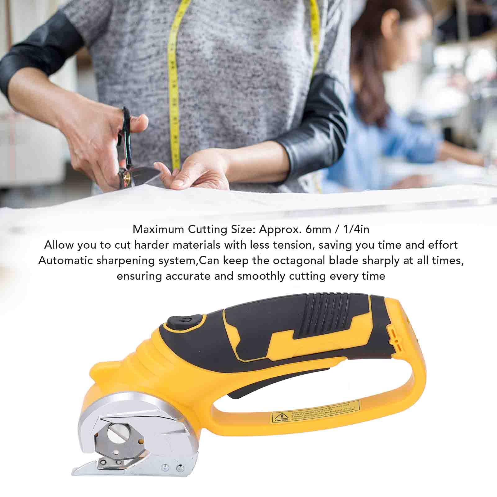 Rotary Cutter Fabric - Elektrischer Kartonschneider Kabellose Elektrische Schere Handgehaltener