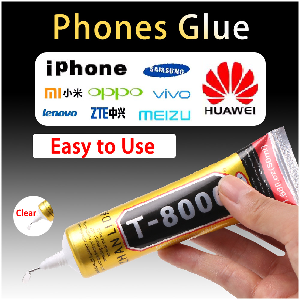 Fabric Glue Bond - T8000 Präzisionskleber für Schmuck, Strass, Schuhe,