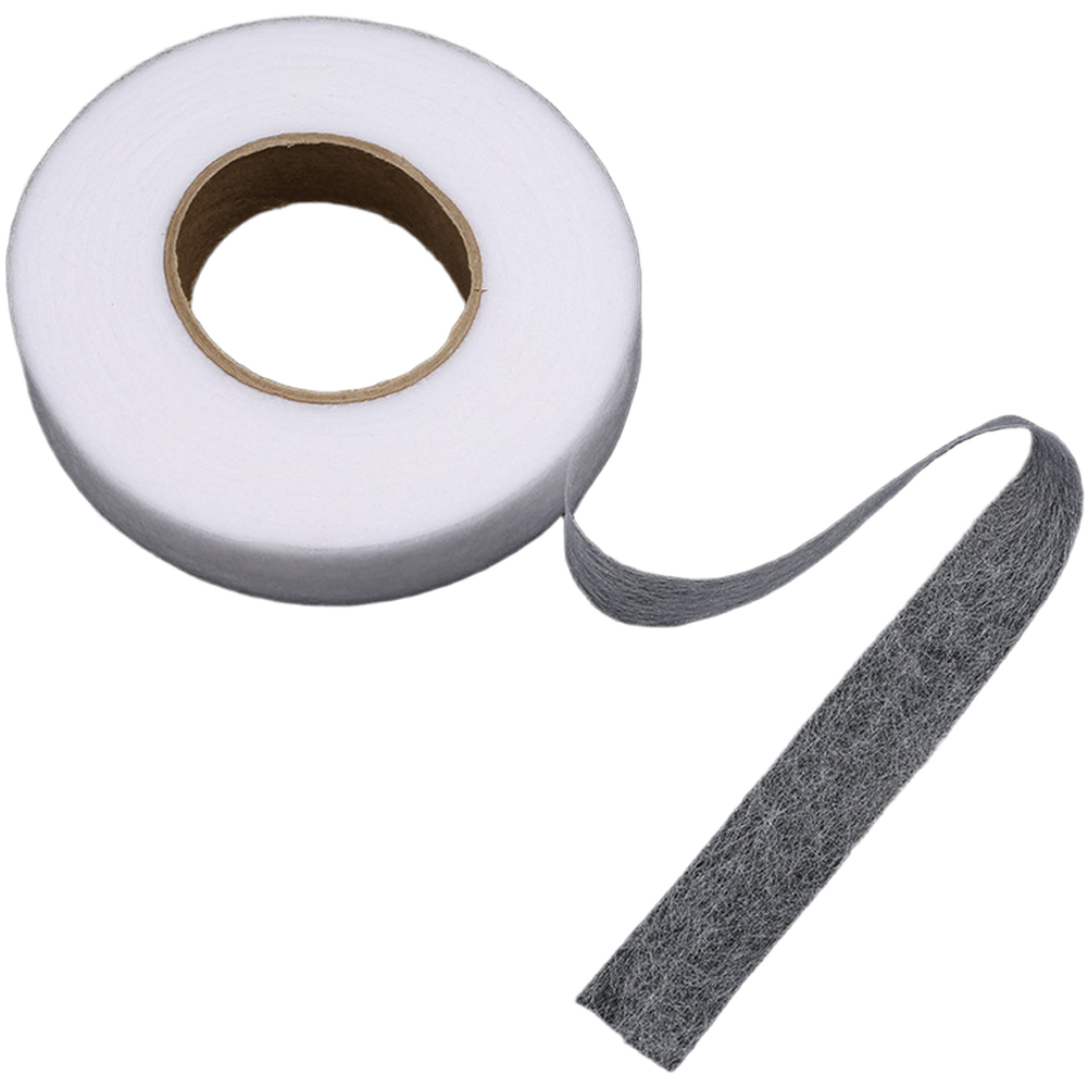 Hem Tape Fusible - Weißes PA Heißschmelz-Doppelseitiges Fixierband für Kleidung,