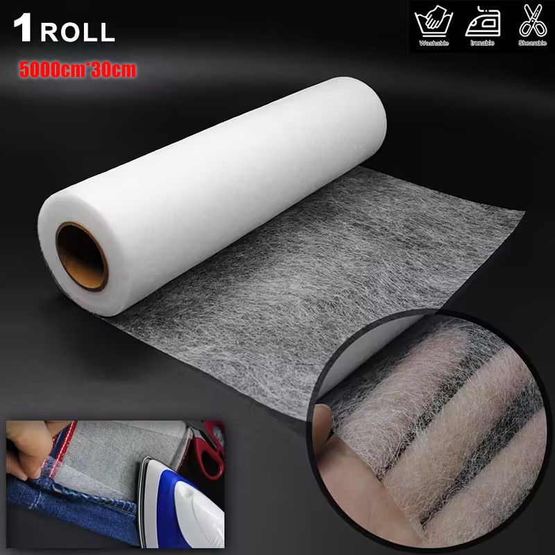 Hem Tape Fusible - 1 Rolle 164 Fuß langes, wasserabweisendes,