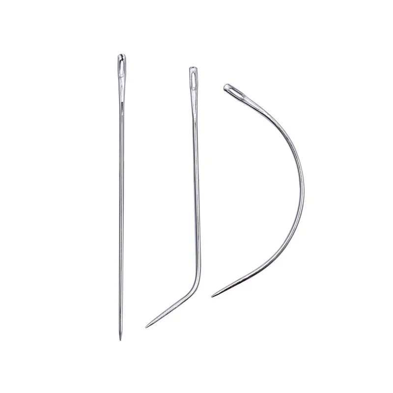 Leather Needle Heavy - Robustes Hand-Nähnadelset, Lederhand, gebogen für Heimpolsterung,