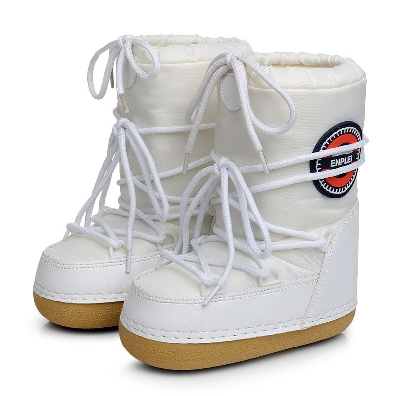 Sewing Nylon - Winter-Schneestiefel für Damen, Skistiefel, flauschig, haarig,