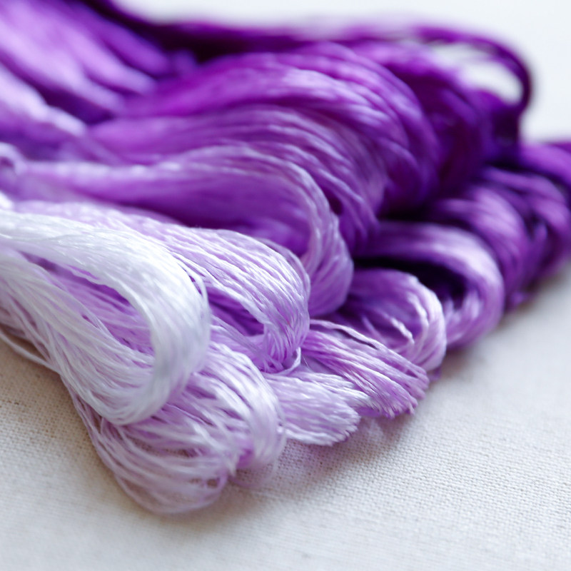 Sewing By - 20m Suzhou Stickerei-Seidenfaden in 8 Farben,