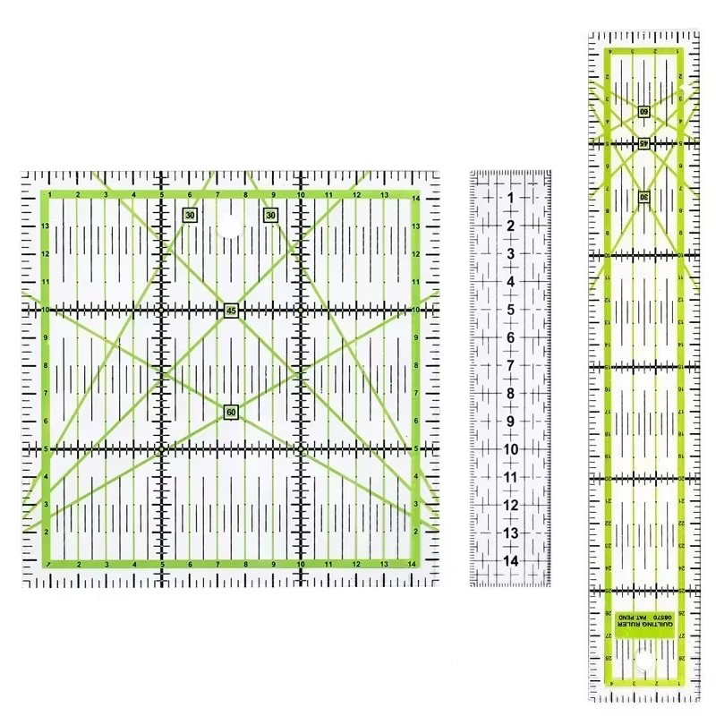 Quilting Ruler Square - 1/2 stücke 15 cm Quilten Patchwork