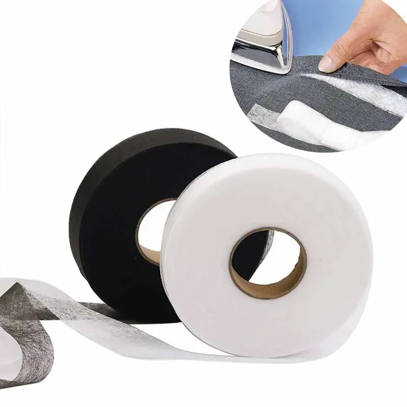 Hem Tape Fusible - 50m/Rolle doppelseitiges Vlies Inter lining Kleber