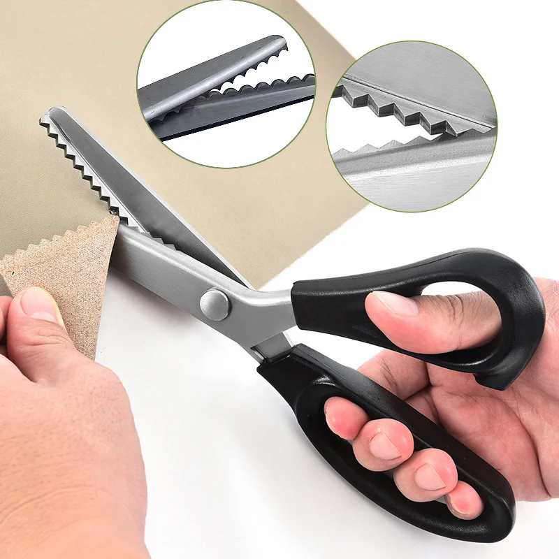 Pinking Shear Blade - 1 Stück Zackenschere Edelstahl Schneiderschere Gezackte