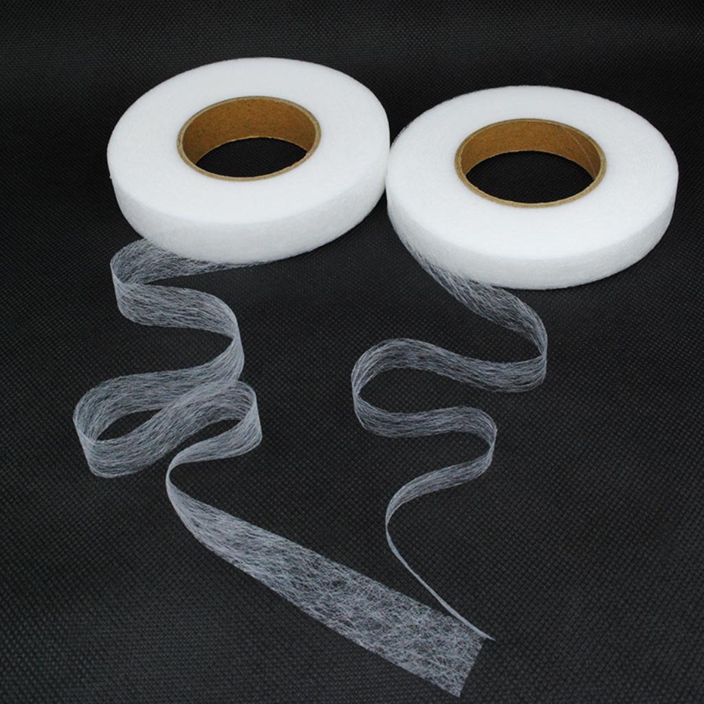 Hem Tape Fusible - 2 Rollen Bügel-Saumband ohne Nähen, fusibles