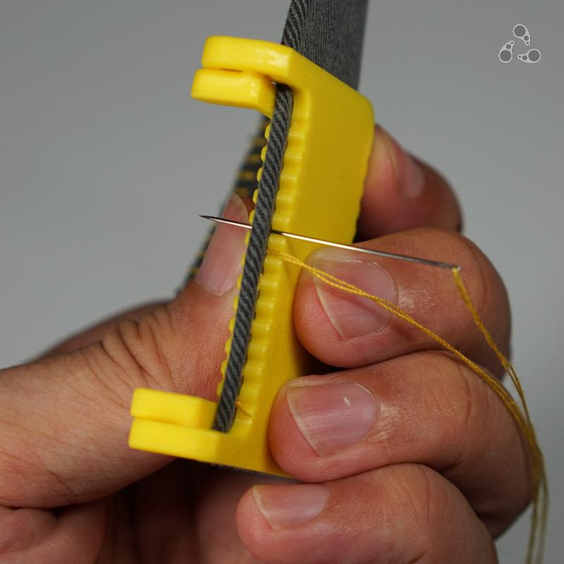 Seam Gauge Metal - 2 Stück tragbares Messwerkzeug für Nahtführung,