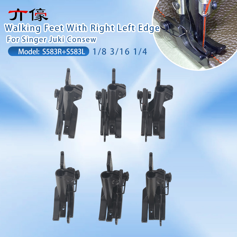 Textile Sewing Machines - Gehfüße mit rechter linker Kante (S583R