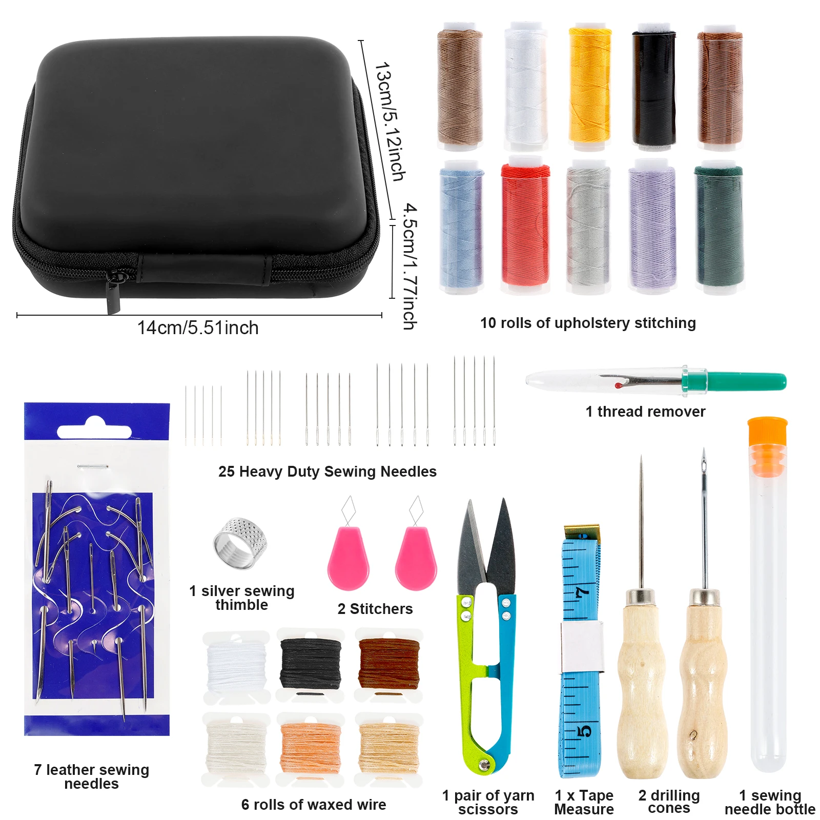 Reparatur-Nähset für Lederpols – Leather Needle Heavy Bewertung und Preis