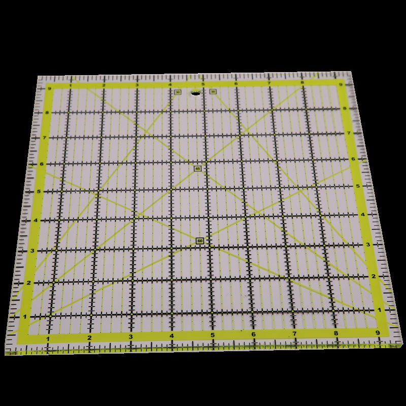 4 Stück quadratische Acryl-Qui – Quilting Ruler Square Bewertung und Preis