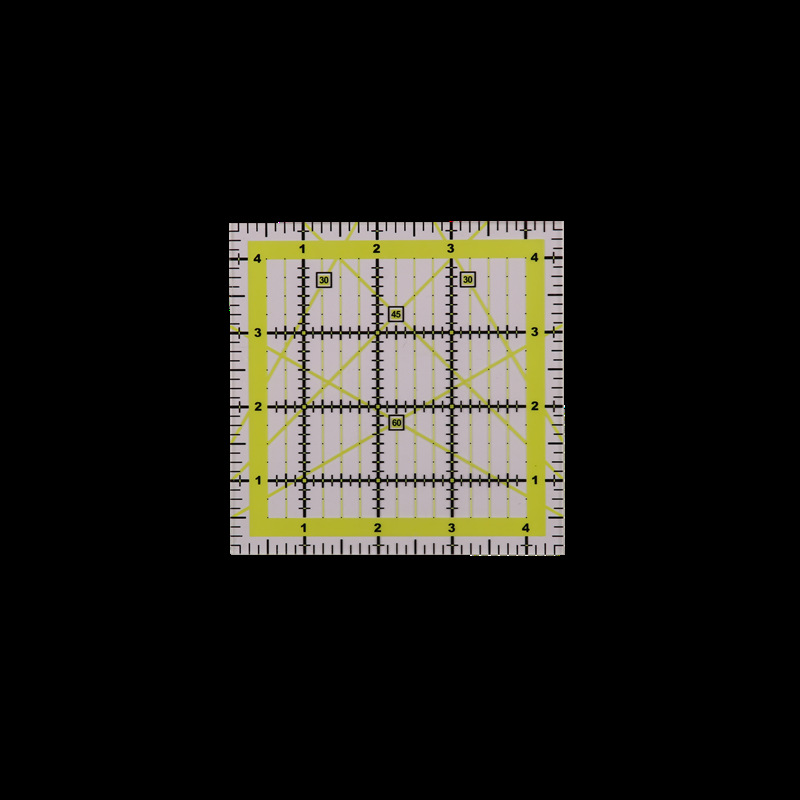 4 Stück quadratische Acryl-Qui – Quilting Ruler Square Bewertung und Preis