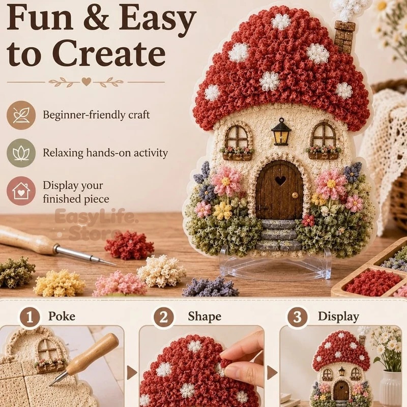 Fantasievolles 3D-Stoff-Poke-A – Textile Sewing Techniques Bewertung und Preis