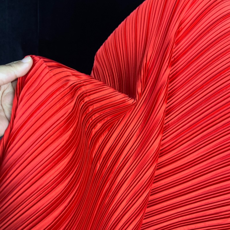 Dehnbarer Kunstseiden-Plissee- – Sewing Garments Bewertung und Preis