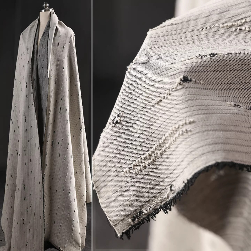 Gestreifter Denim-Baumwoll-Jac – Sewing Recycle Bewertung und Preis