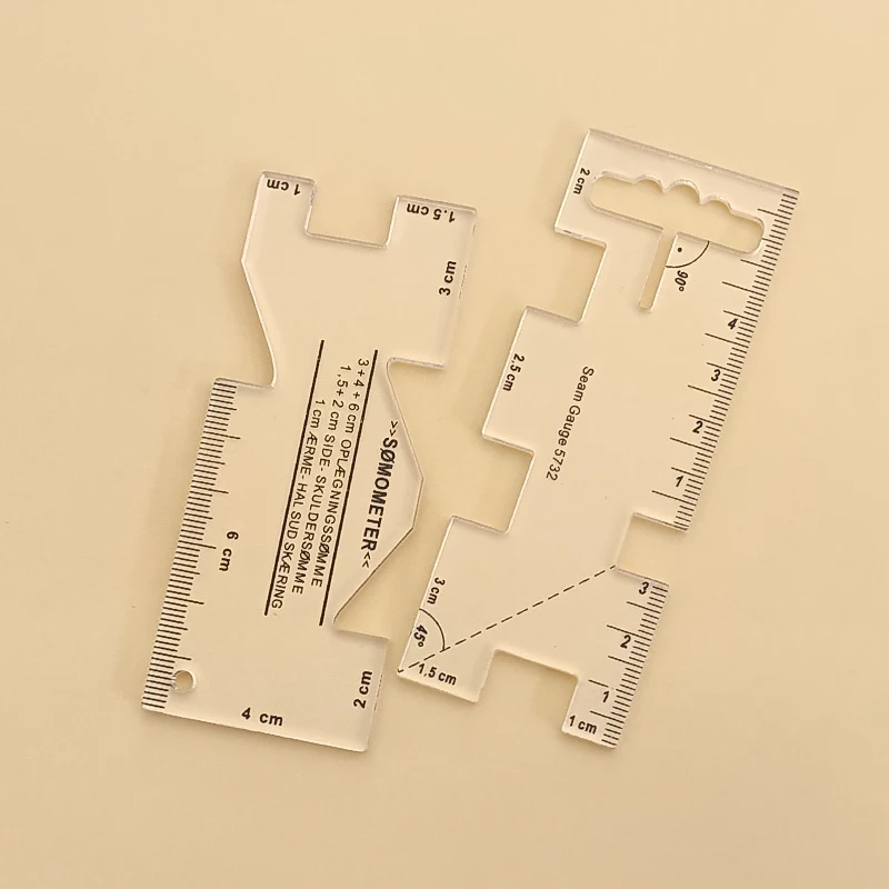 2/1 stücke Präzision Naht Mess – Seam Gauge Metal Bewertung und Preis
