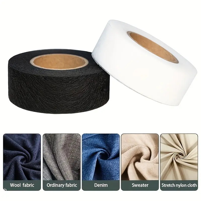 2 Rollen schwarz-weißes doppel – Hem Tape Fusible Bewertung und Preis