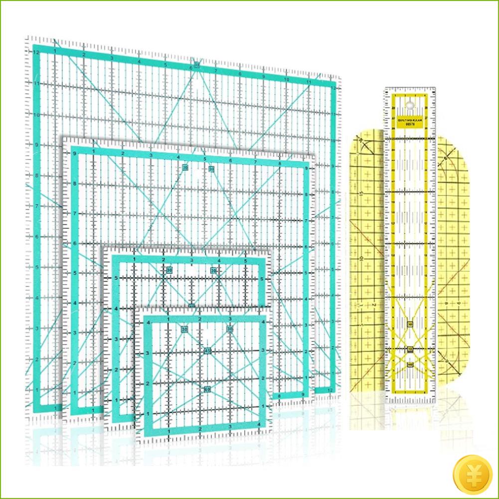 6-teiliges Quilt-Lineal, Bügel – Quilting Ruler Square Bewertung und Preis