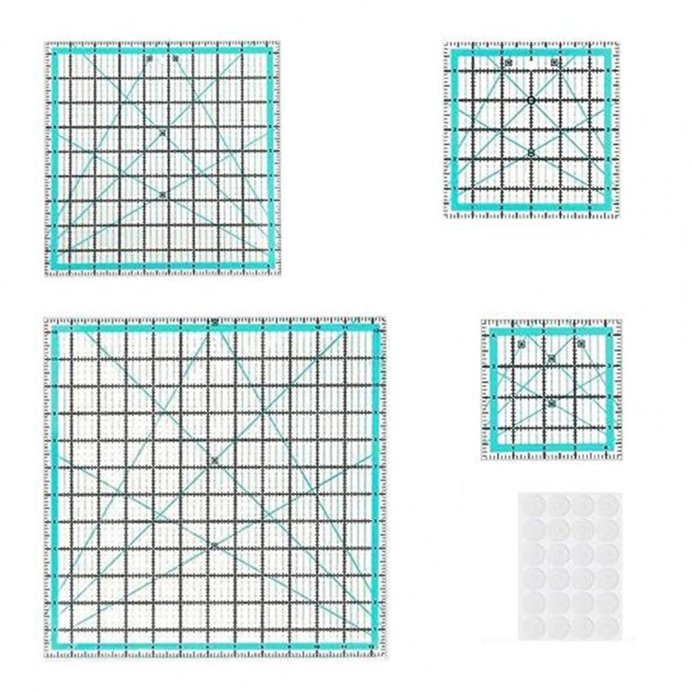 Anfänger-Quiltvorlage Nähhandw – Quilting Ruler Square Bewertung und Preis