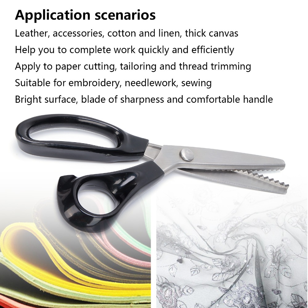 Wellenschere mit gezackten Kli – Pinking Shear Blade Bewertung und Preis