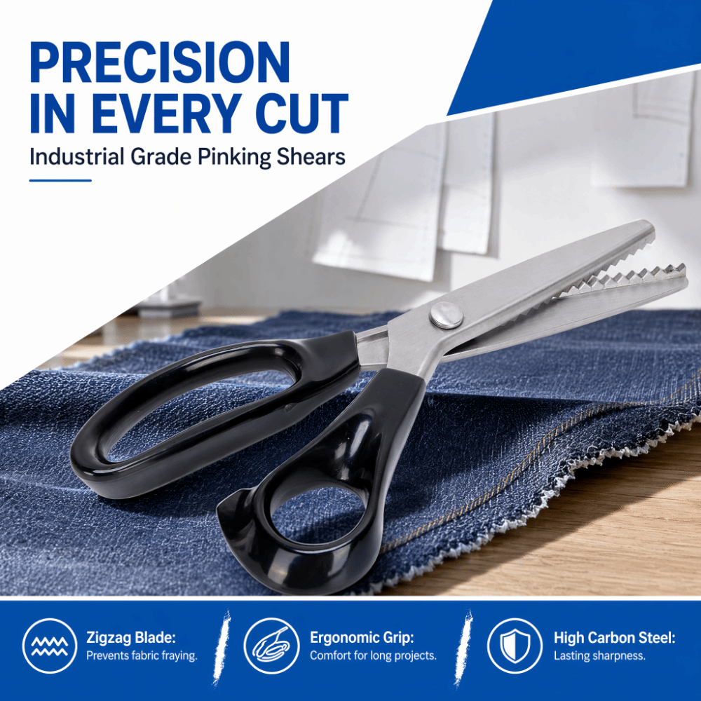 Wellenschere mit gezackten Kli – Pinking Shear Blade Bewertung und Preis