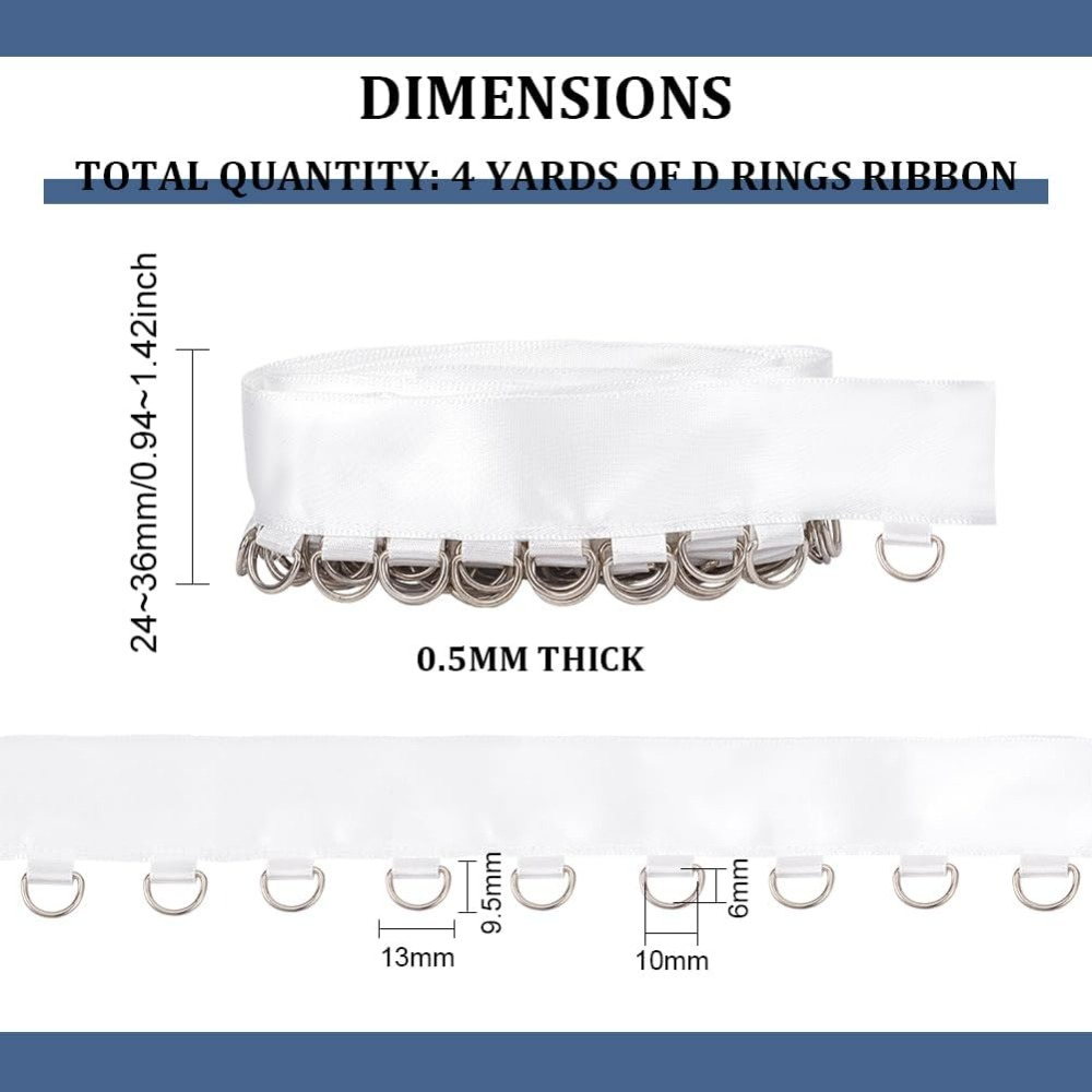 4 Yards weißer Ösenbesatz mit  – Sewing Garments Bewertung und Preis