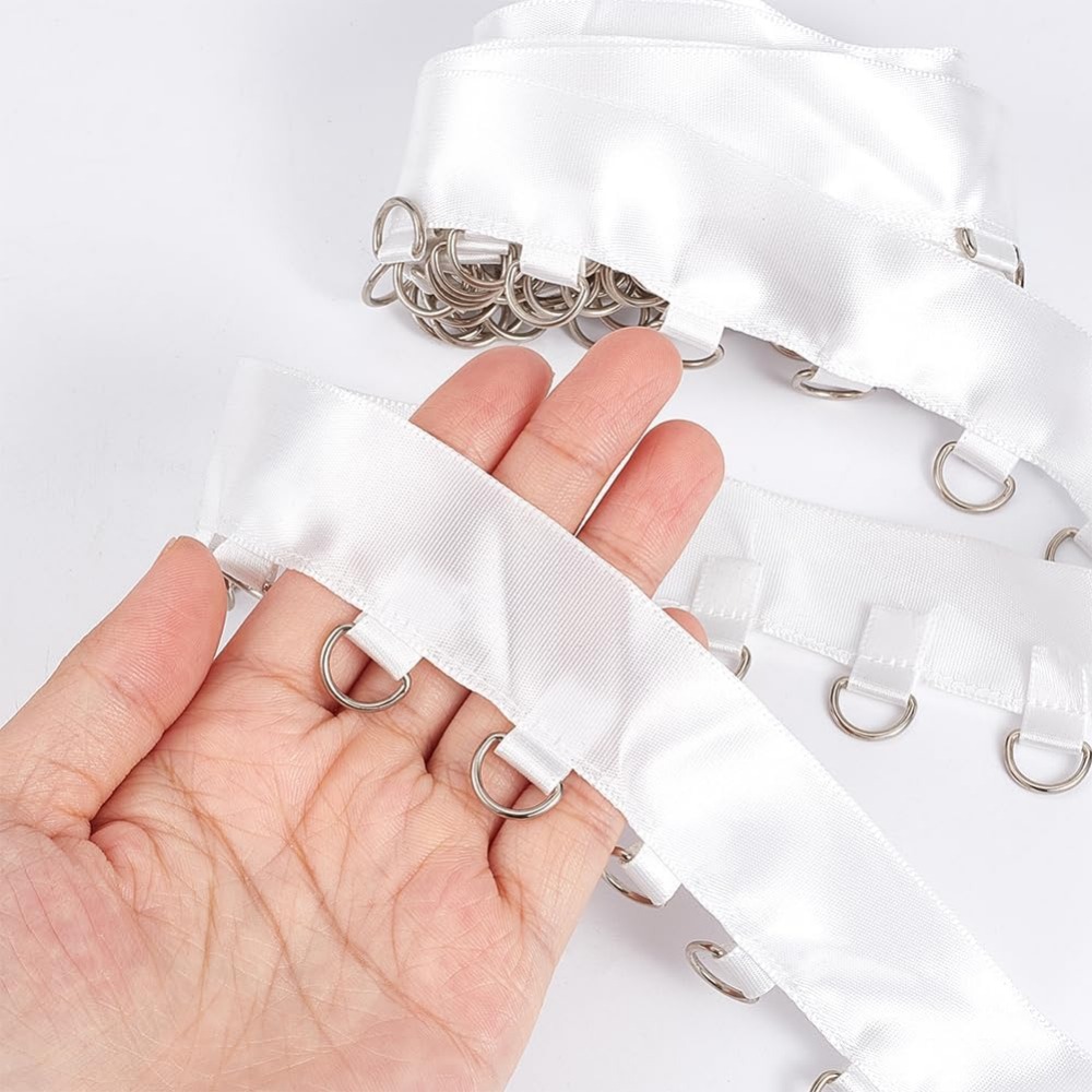 4 Yards weißer Ösenbesatz mit  – Sewing Garments Bewertung und Preis