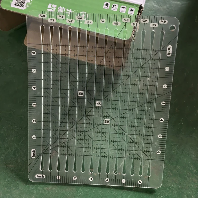 5-in-1 Quilt-Schneidelineal, A – Quilting Ruler Square Bewertung und Preis