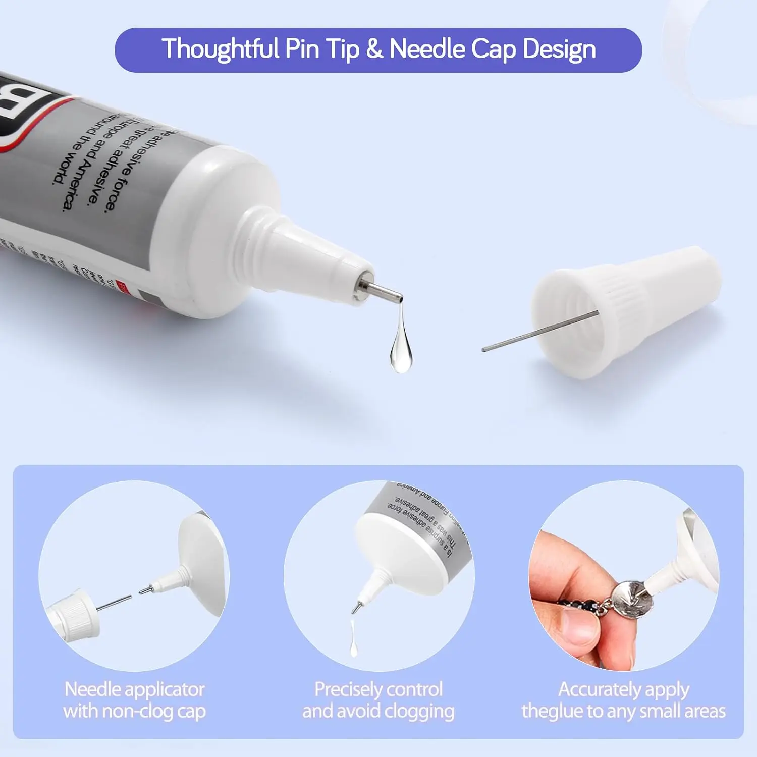 ICUTE-FITTDYHE 6 Stück Schmuck – Fabric Glue Bond Bewertung und Preis
