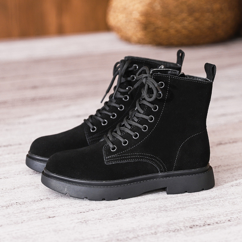Damenstiefel aus braunem Wildl – Sewing Nylon Bewertung und Preis