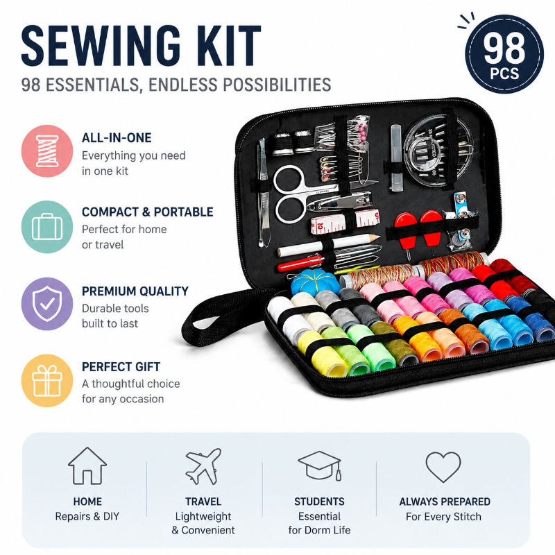 68/98-teiliges Nähzubehör-Set, – Sewing By Bewertung und Preis