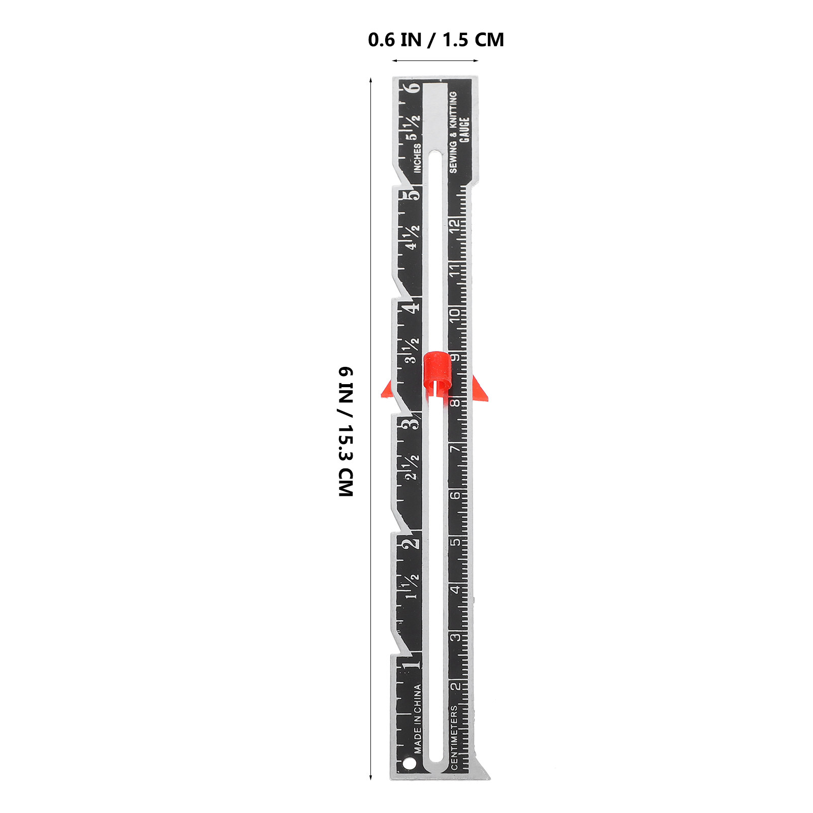 12-teiliges Metall-Nahtmaßband – Seam Gauge Metal Bewertung und Preis