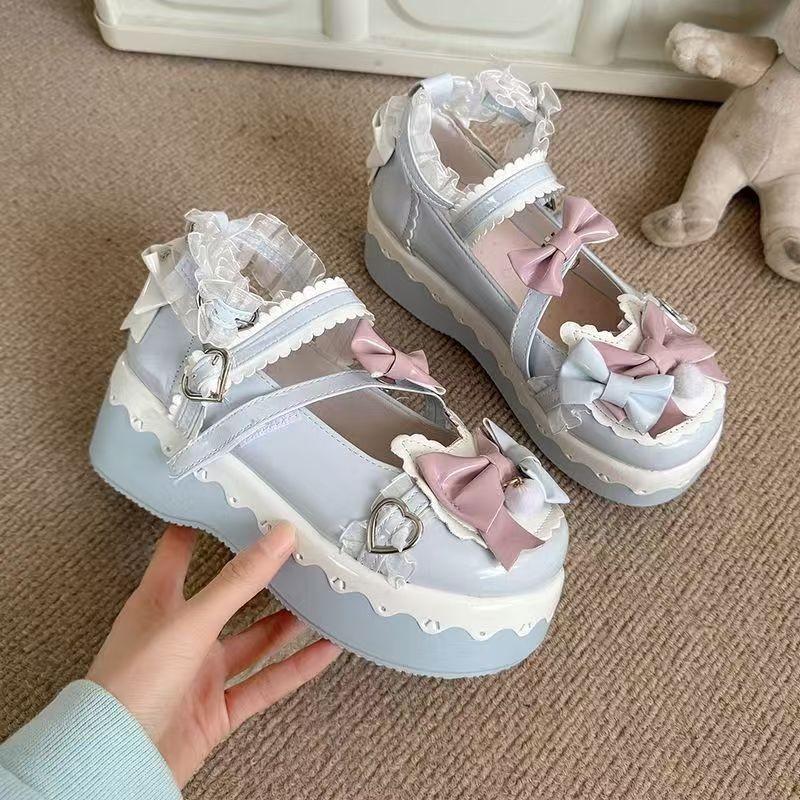 Schöne Mädchen-Lolita-Schuhe m – Sewing Nylon Bewertung und Preis