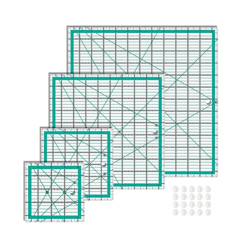 Quilt-Lineale, 4 quadratische  – Quilting Ruler Square Bewertung und Preis