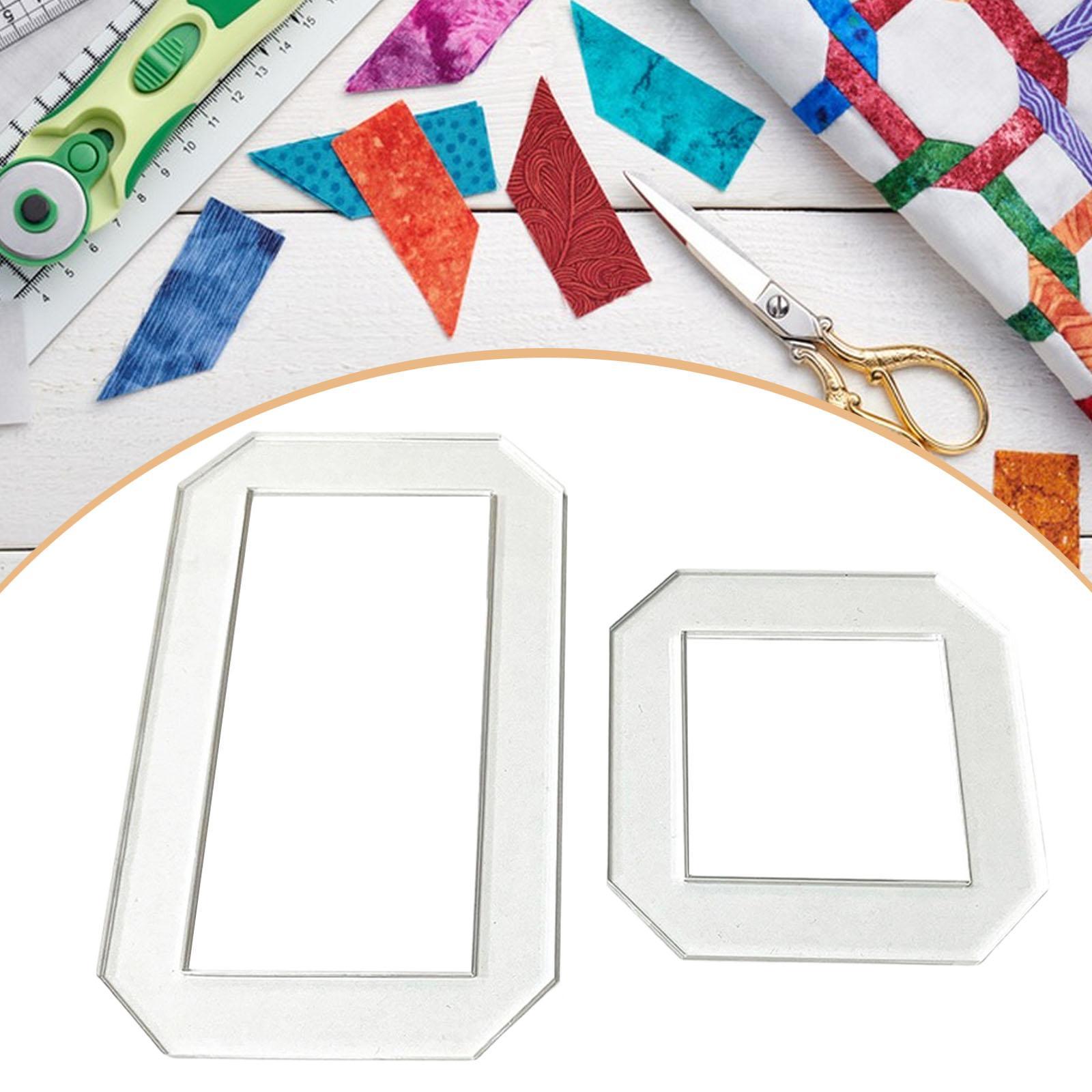2 Stück Quilt-Schablonen, Quil – Quilting Ruler Square Bewertung und Preis