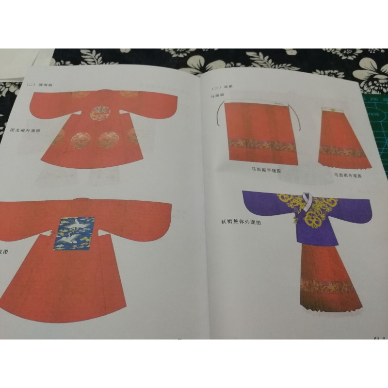 386p Hanfu-Nähmuster-Referenzb – Sewing Garments Bewertung und Preis